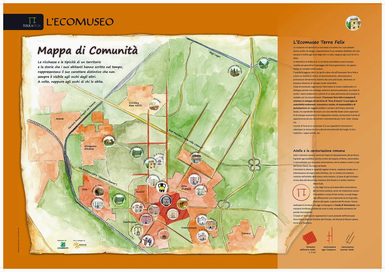 Mappa progetto @ Ecomuseo Terra Felix