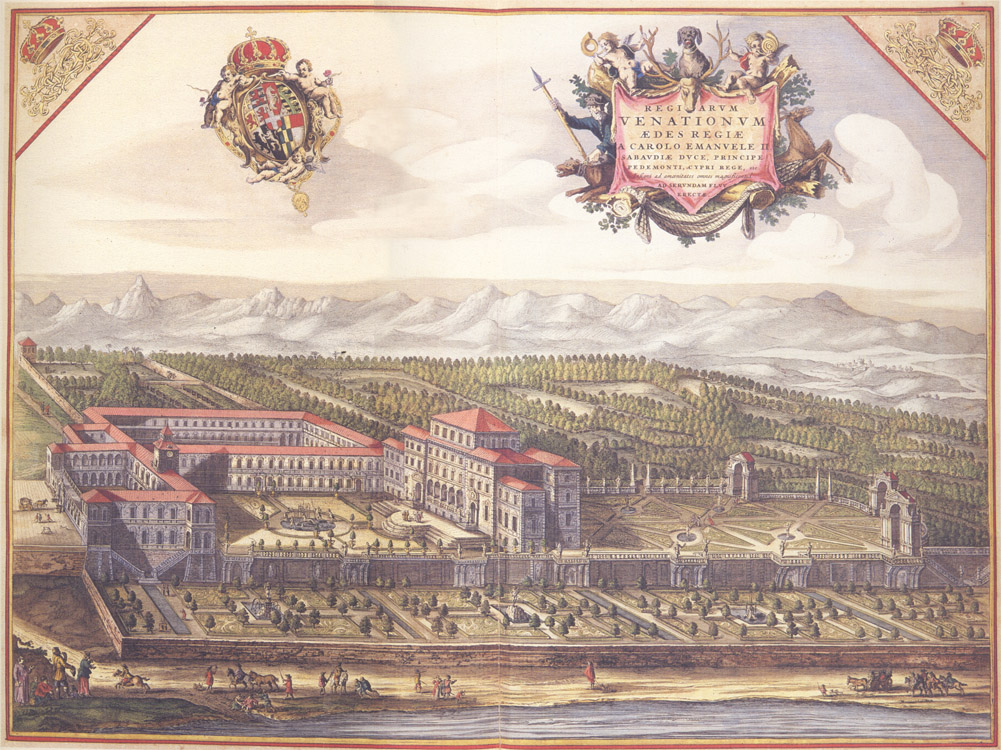 Da disegno di G. T. Borgonio, 1674 @ Residenze Sabaude - La Reggia di Venaria