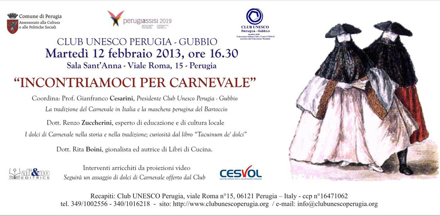 Manifestazioni e conferenze @ Club per l'Unesco Perugia - Gubbio