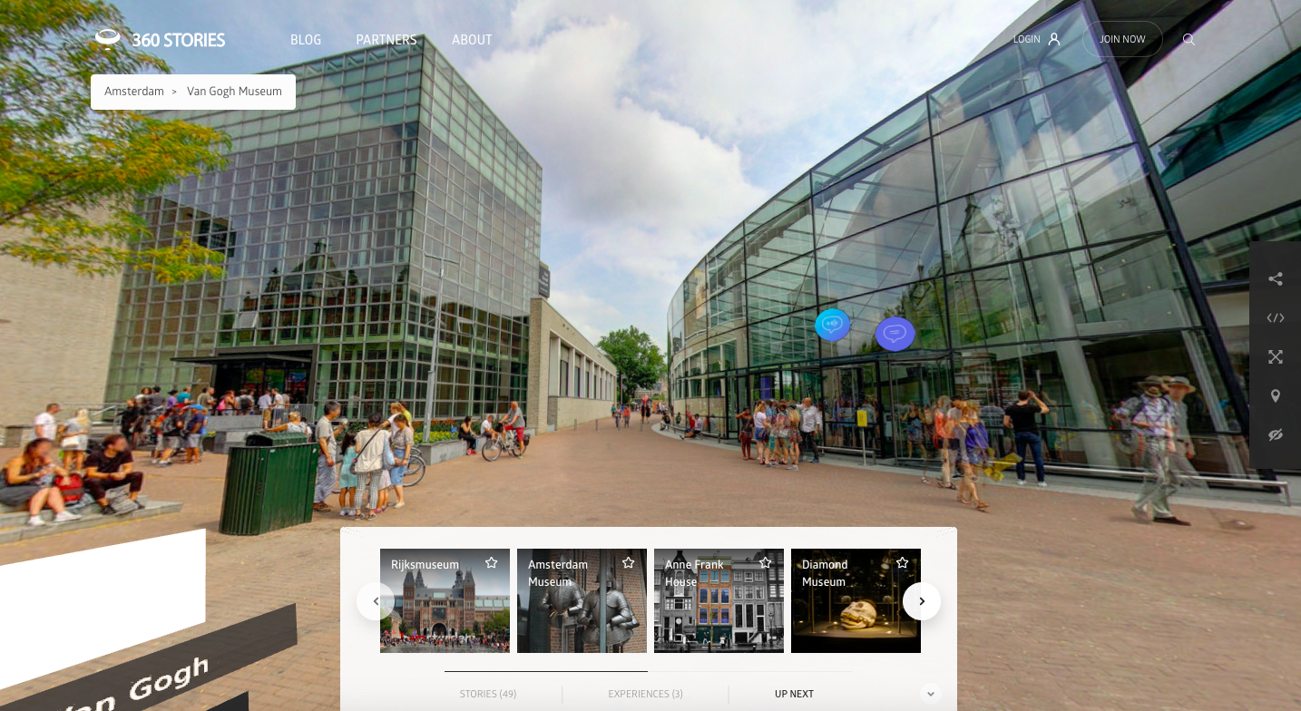 Virtual Tour 360° @  Van Gogh Museum